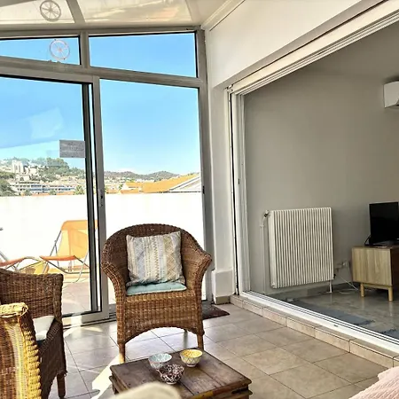 Hye03-a183magnifique 2 Pièces Vue Imprenable Expo Ouest Jusqu'a 2 Personnes Appartement Hyères